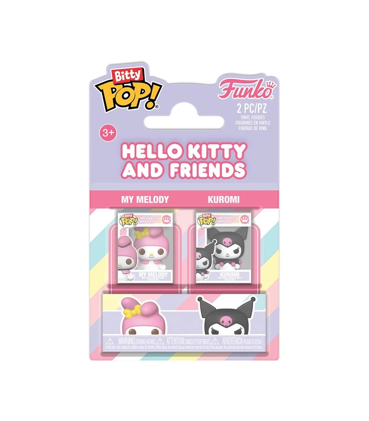Funko Bitty Pop! Sanrio: My Melody and Kuromi 2-Pack