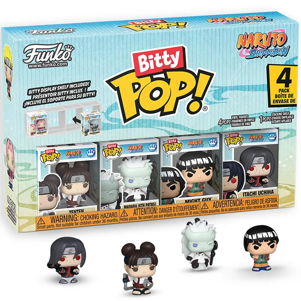 Funko Bitty Pop! Anime: Naruto: Shippuden - 4pack (Battles) Tenten