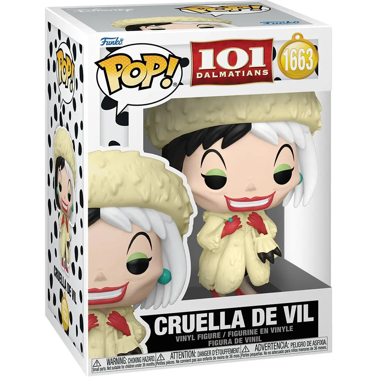 Funko Pop! Disney: 101 Dalmatians - Cruella De Vil 1663