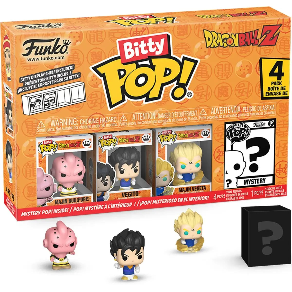 Funko BITTY Pop! Anime| Dragon Ball Z - 4pack (Kid Buu) Specialty Series