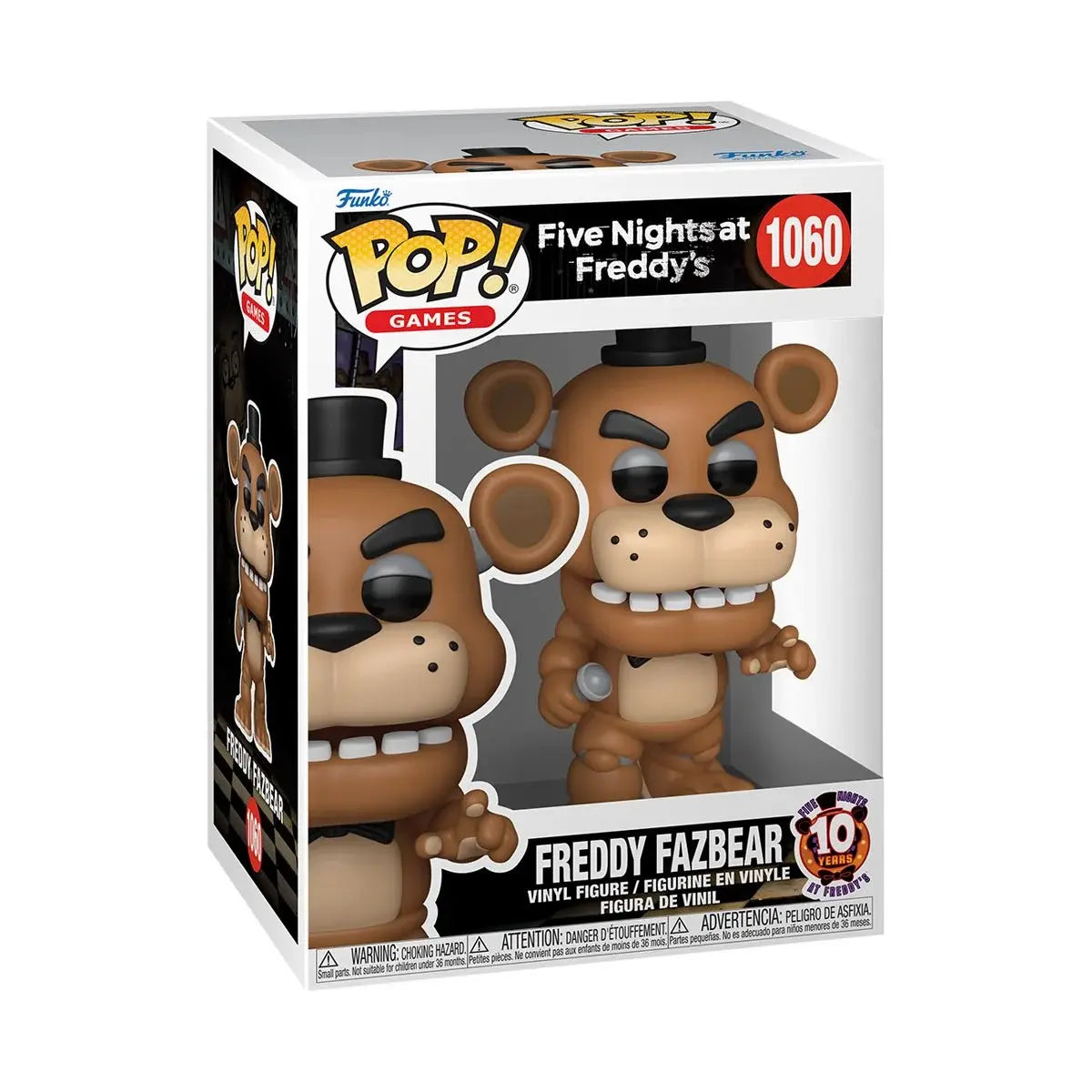 Funko Pop! Games: Five Nights at Freddys | 10th Anniversary - Freddy Fazbear 1060