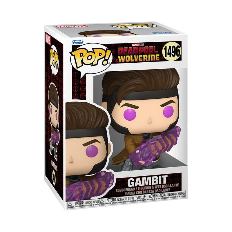 Funko Pop! Deadpool and Wolverine - Gambit With Charged Cards 1496