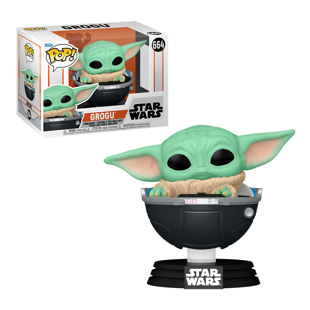 Funko Pop! Star Wars: The Mandalorian - Grogu in Hovering Pram 664