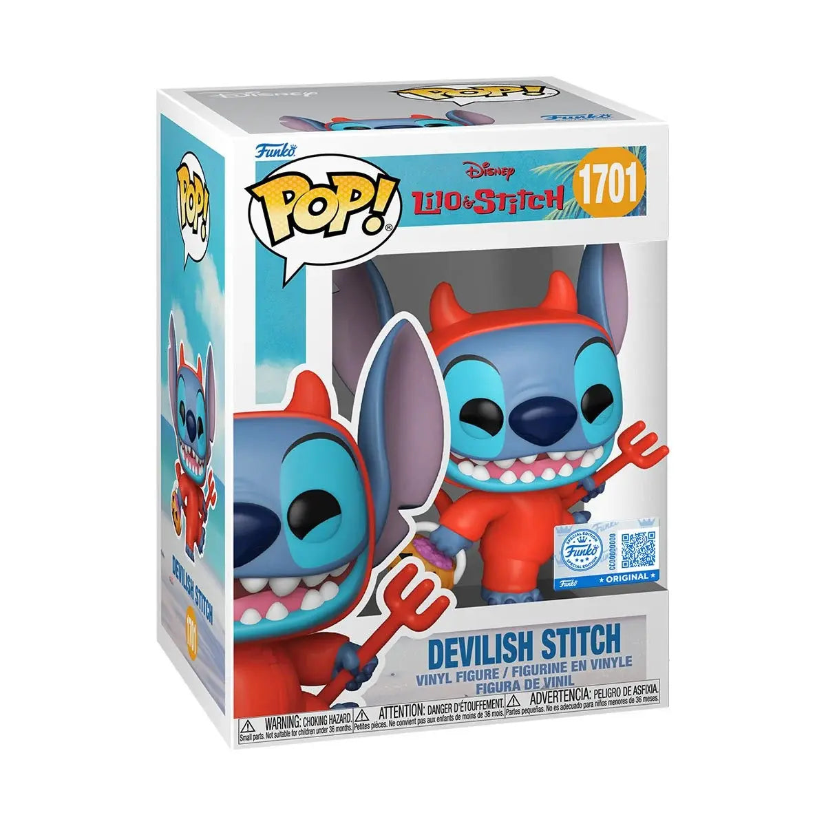 Funko Pop! Disney: Lilo & Stitch - Devilish Stitch 1701 - EED Exclusive