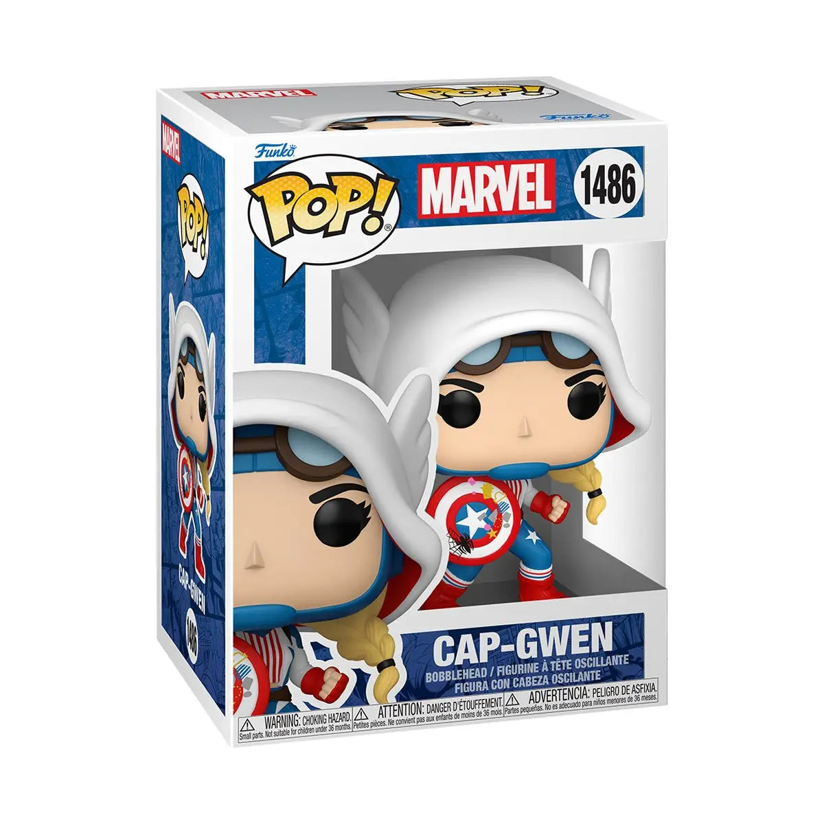 Funko Pop! Marvel | Spider-Gwen: Gwenverse - Cap-Gwen 1486