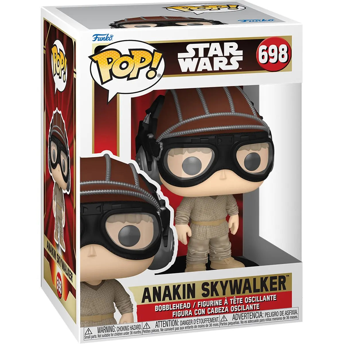 Funko Pop! Star Wars: Episode I - The Phantom Menace - Anakin Skywalker with Helmet 698