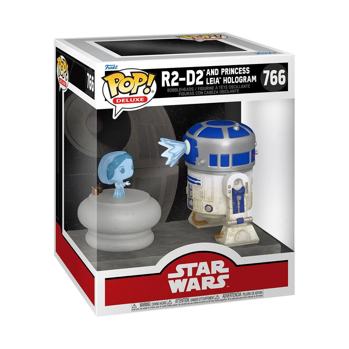 Funko Pop! Star Wars: R2-D2 with Leia (Deluxe)