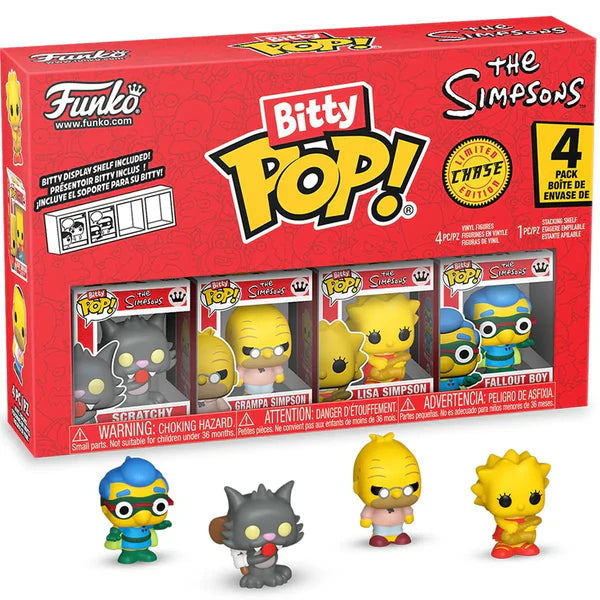 Funko Bitty Pop! Television: The Simpson - 4pack (Scratchy)