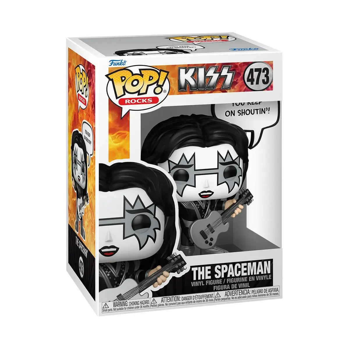 Funko Pop! Rocks: Kiss - The Spaceman (Rock & Roll All Night) #473 Vinyl Figure Funko Pop! Rocks: Kiss - The Spaceman (Rock & Roll All Night) #473 Vinyl Figure
