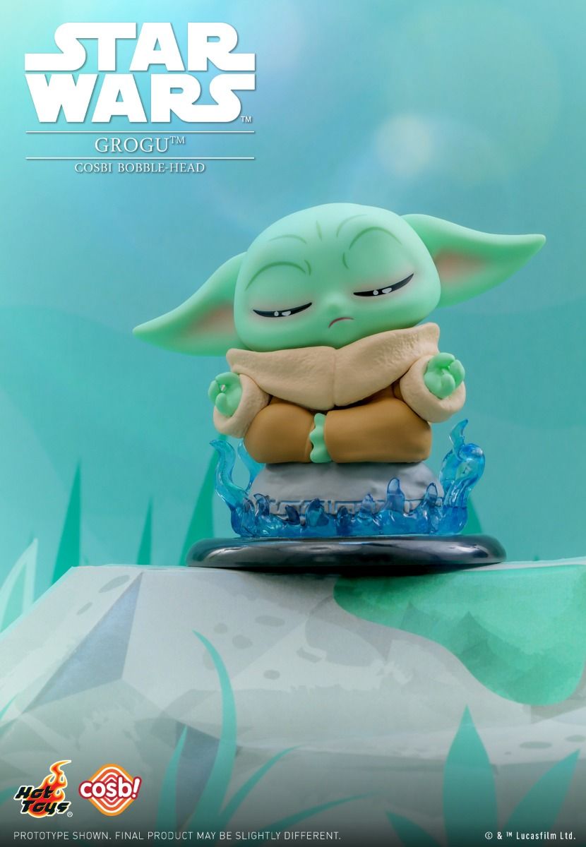 Hot Toys | Cosbi (Bobble Head) - Star Wars Grogu - Cutest in the Galaxy (Blind-Box Mini-Figure) x unidad