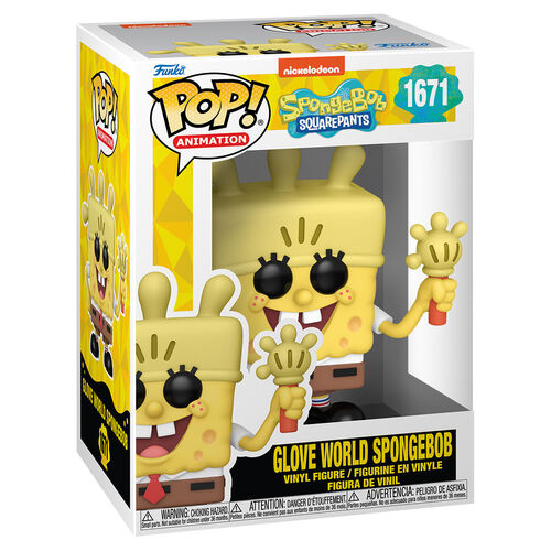 Funko Pop! Nickelodeon: SpongeBob SquearePants (Bob Esponja) 25th Anniversary - Glove World SpongeBob 1671