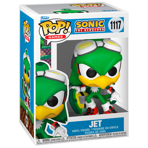 Funko Pop! Games: Sonic the Hedgehog - Jet the Hawk with Board 1117