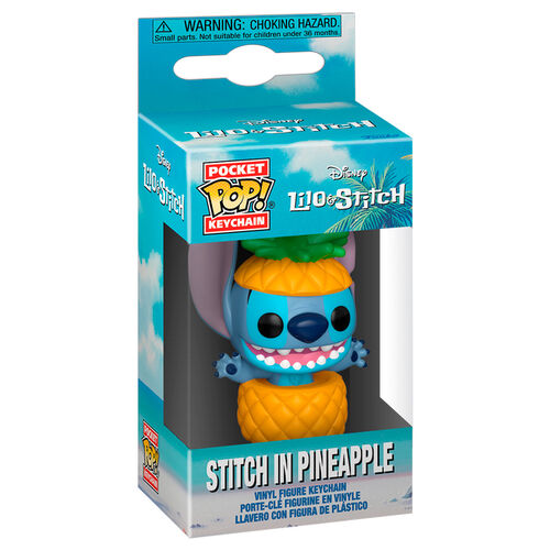 Funko Pop! POCKET KEYCHAIN | Disney: Lilo & Stitch - Stitch in Pineapple