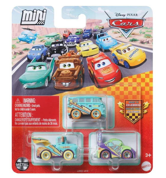 Cars Mini Racers Best Buddies (Wingo Mater Fillmore) 3-Pack