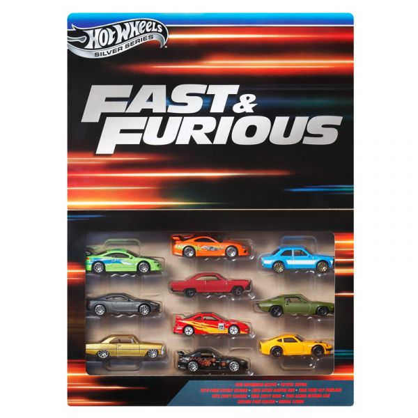 Hot Wheels Silver Series: Fast & Furious (10 Pack)