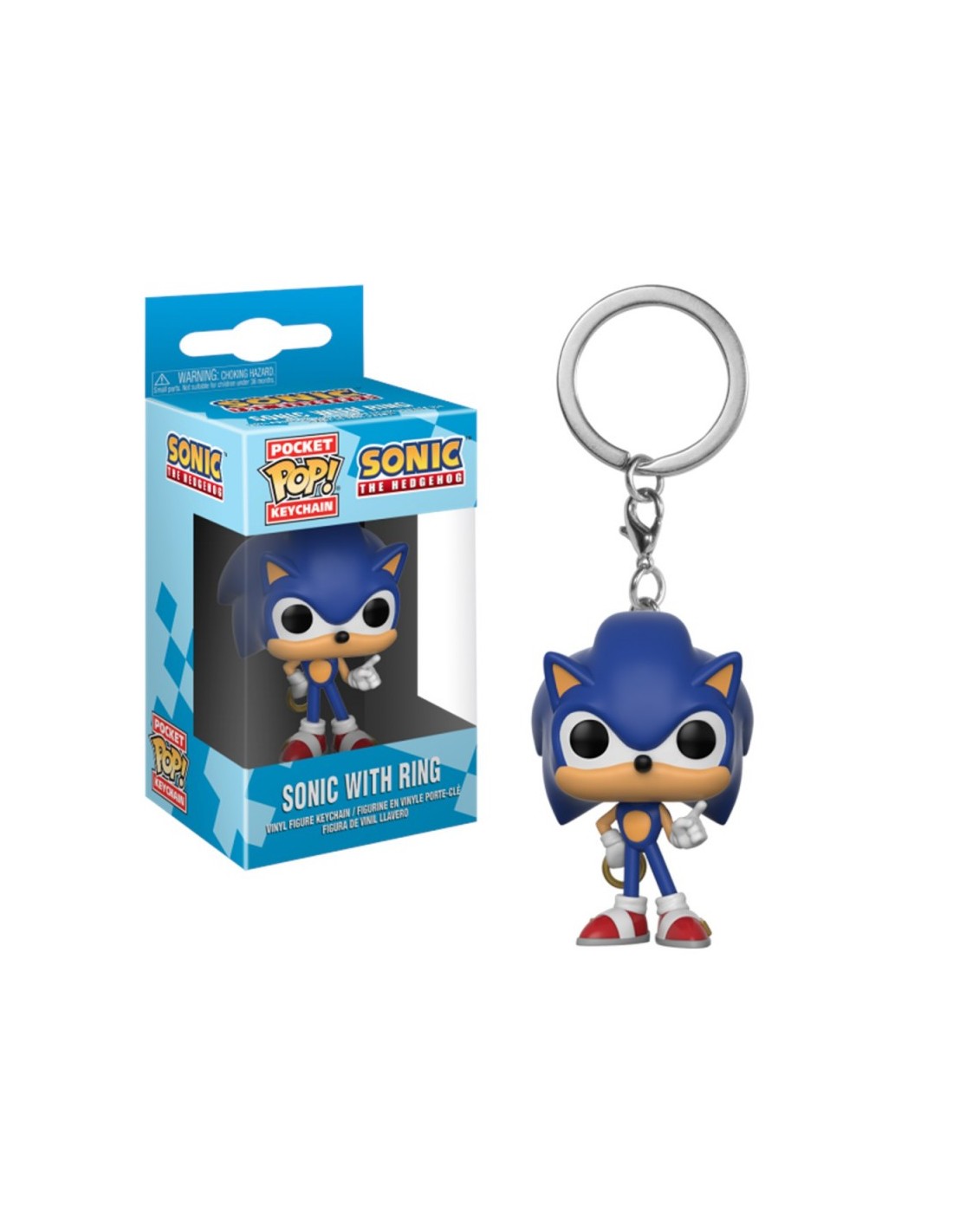 Funko Pop Keychain! Sonic The Hedgehog - Sonic With Ring