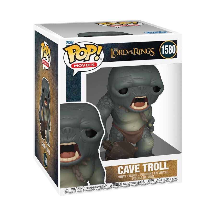 Funko Pop! Movies: The Lord of the Rings (El Señor de los Anillos) - Cave Troll 1580 (Super)