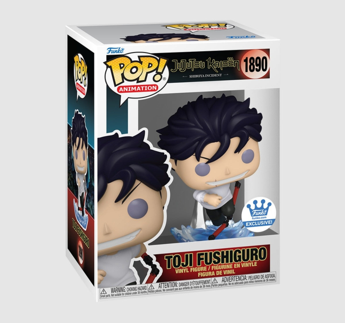 Funko Pop! Anime: Jujutsu Kaisen - Toji Fushiguro 1890 - FunkoShop Exlusive