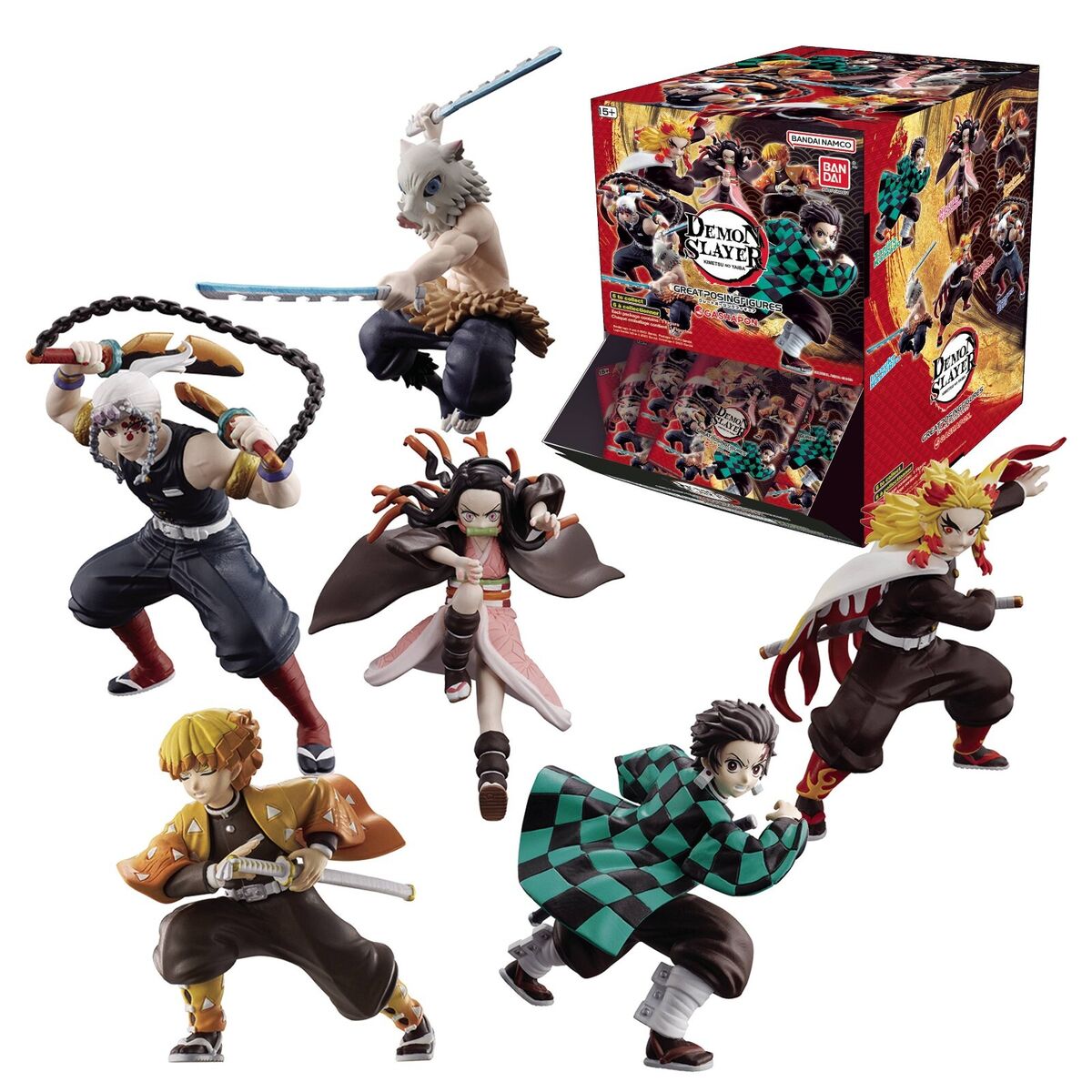 Bandai: Gashapon  Great Posing - Anime: Demon Slayer (x unidad) | Blind Bag