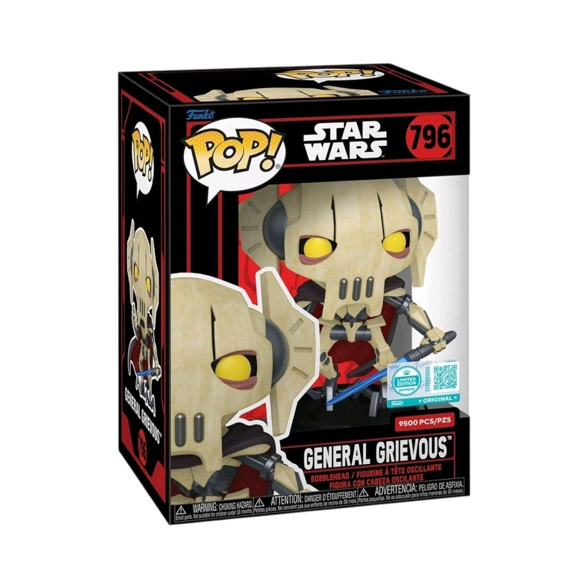 Funko Pop! Star Waras - General Grievous 796 - Limited Edition Supreme