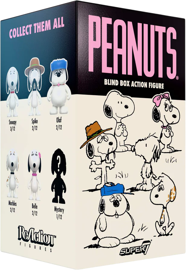 Super 7: ReAction Figures - Peanuts - Blind Box (x unidad)
