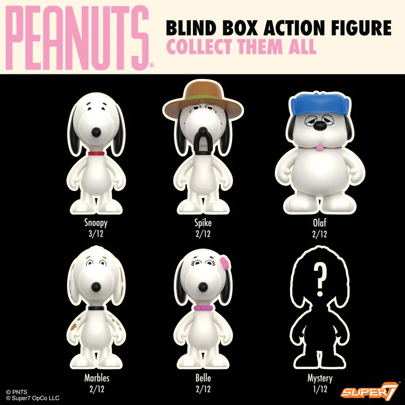 Super 7: ReAction Figures - Peanuts - Blind Box (x unidad)