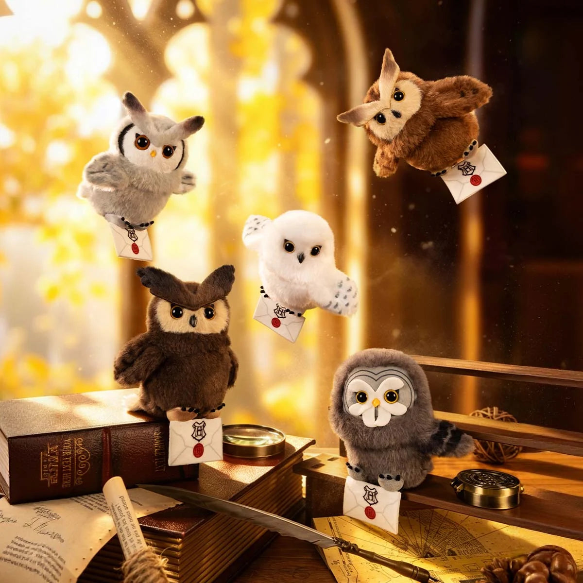 Popmart: Movies - Harry Potter Owl Furry Pendant - Blind Box (x unidad)