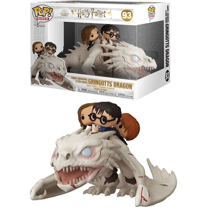 Funko Pop! Harry Potter: Ukrainian Ironbelly with Harry, Ron & Hermione 93 (Ride)