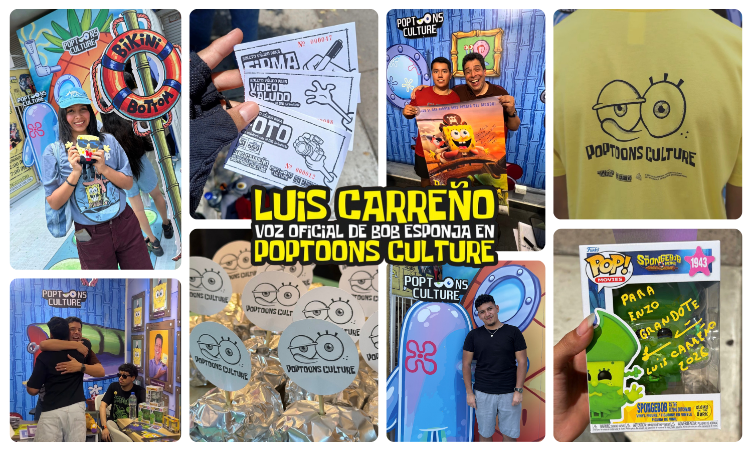 Poptoons Culture bajo el agua con Luis Carreño: La voz oficial de Bob Esponja