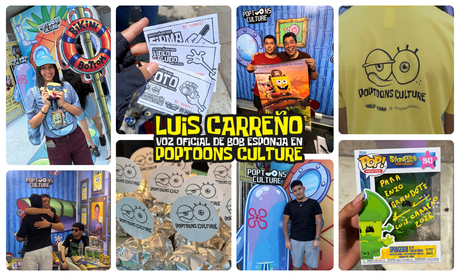 Poptoons Culture bajo el agua con Luis Carreño: La voz oficial de Bob Esponja