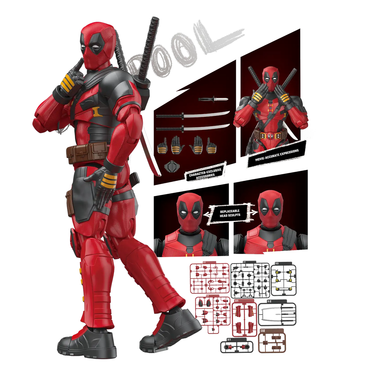 Blokees: Model Kit - Marvel Infinity Saga: Deadpool Champion Class CC04