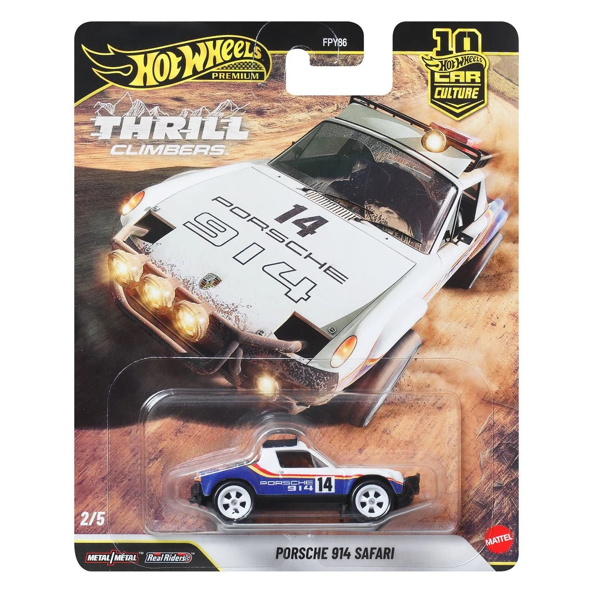 Hot Wheels Car Culture 2026 - Porsche 914 Safari (Chassis Con)