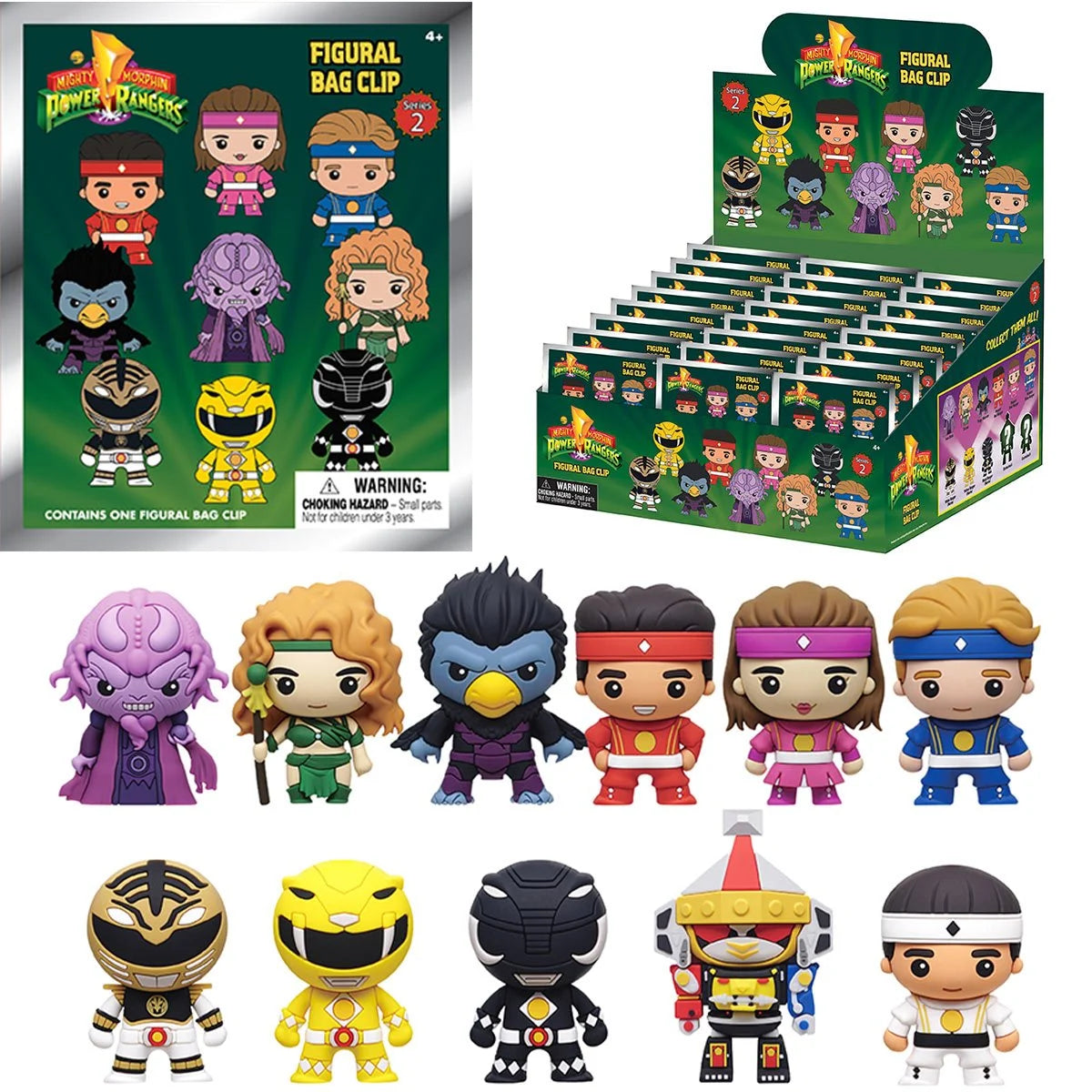 Monogram: Bag Clip | Mighty Morphin Power Ranger - Series 2 (x 1 unidad)