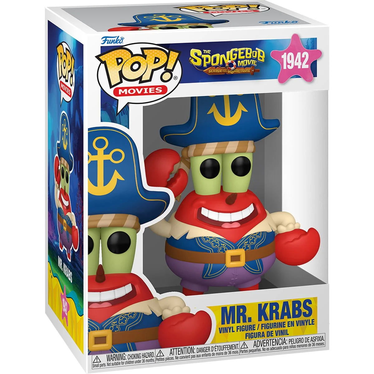 Funko Pop! Animation: The SpongeBob Movie: Search for SquarePants - Mr. Krabs 1942