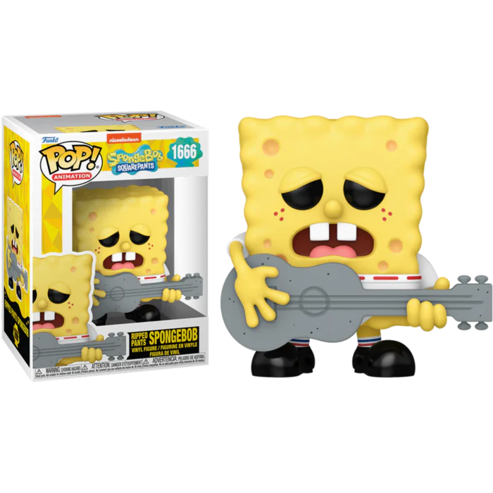 Funko Pop! Nickelodeon: SpongeBob SquearePants (Bob Esponja) 25th Anniversary - Ripped Pants SpongeBob 1666