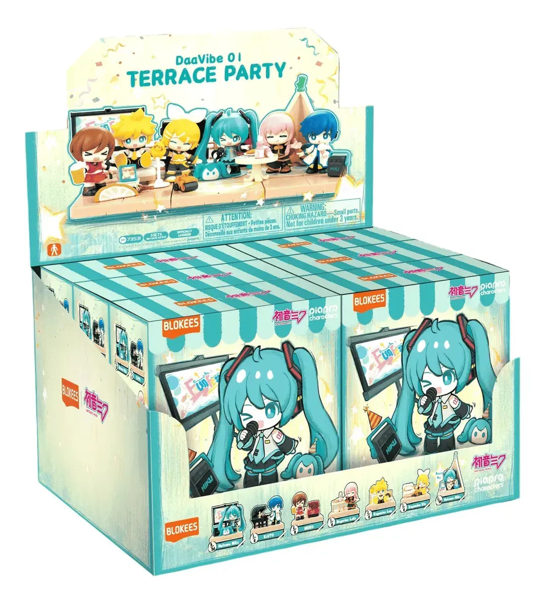 Blokees: Hatsune Miku DaaVibe 01 Terrace Party Blind Box (x 1 unidad)