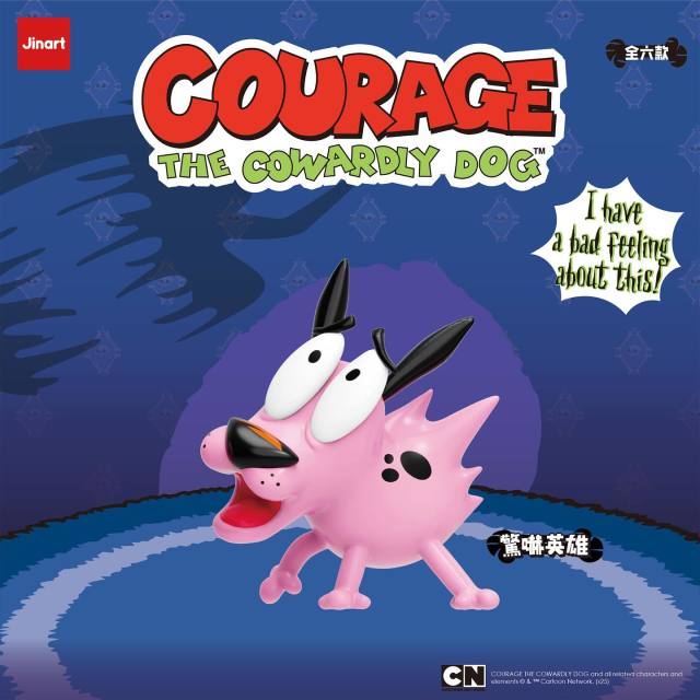 Jinart: Cartoon Network - Courage The Cowardly Dog - Blind Box (x unidad)