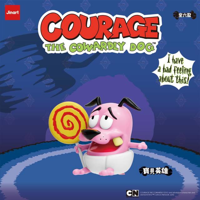 Jinart: Cartoon Network - Courage The Cowardly Dog - Blind Box (x unidad)