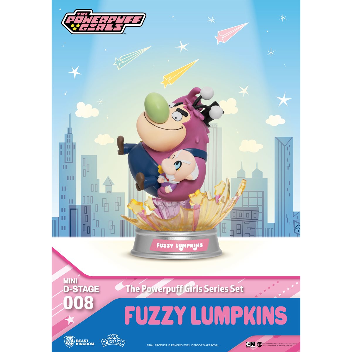 Beast Kingdom: The Powerpuff Girls Mini D-Stage Statue (FUZZY LUMPKINS)