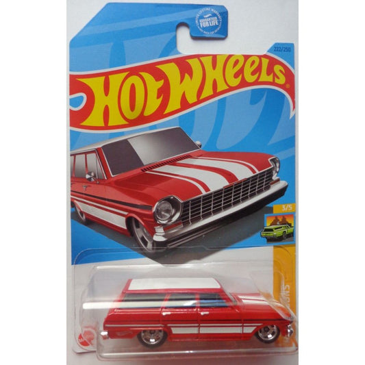 Hot Wheels: Basic Car | Case "M" - ´64 Chevy Nova Wagon