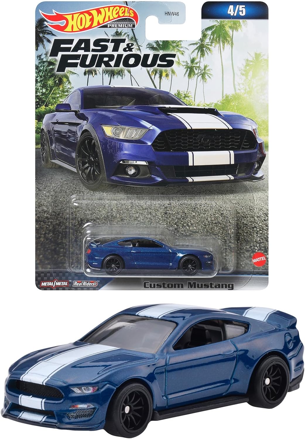 Hot Wheels: Premium | Fast and Furious - Custom Mustang 4/5