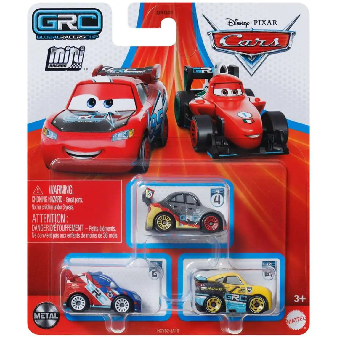 Mattel: Disney Cars Mini 3 Pack - Grc Racers 3