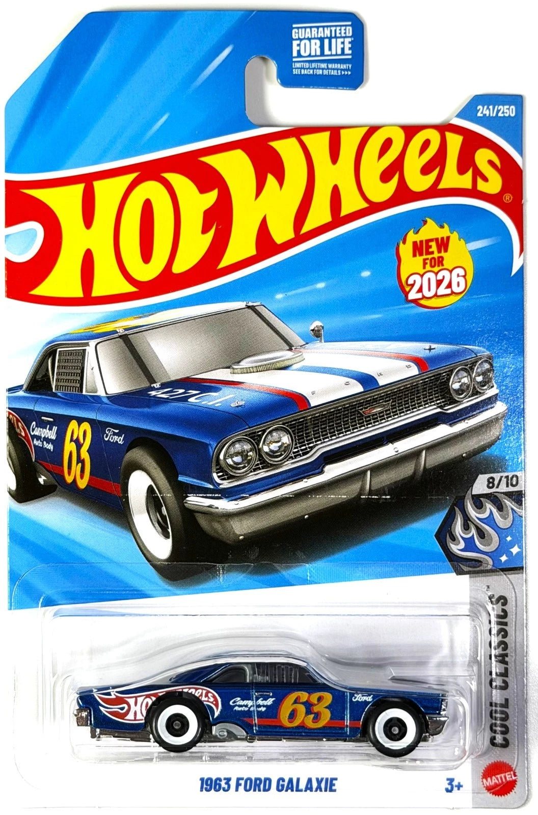 Hot Wheels: Basic Car - M Case (2026) - 1963 Ford Galaxie