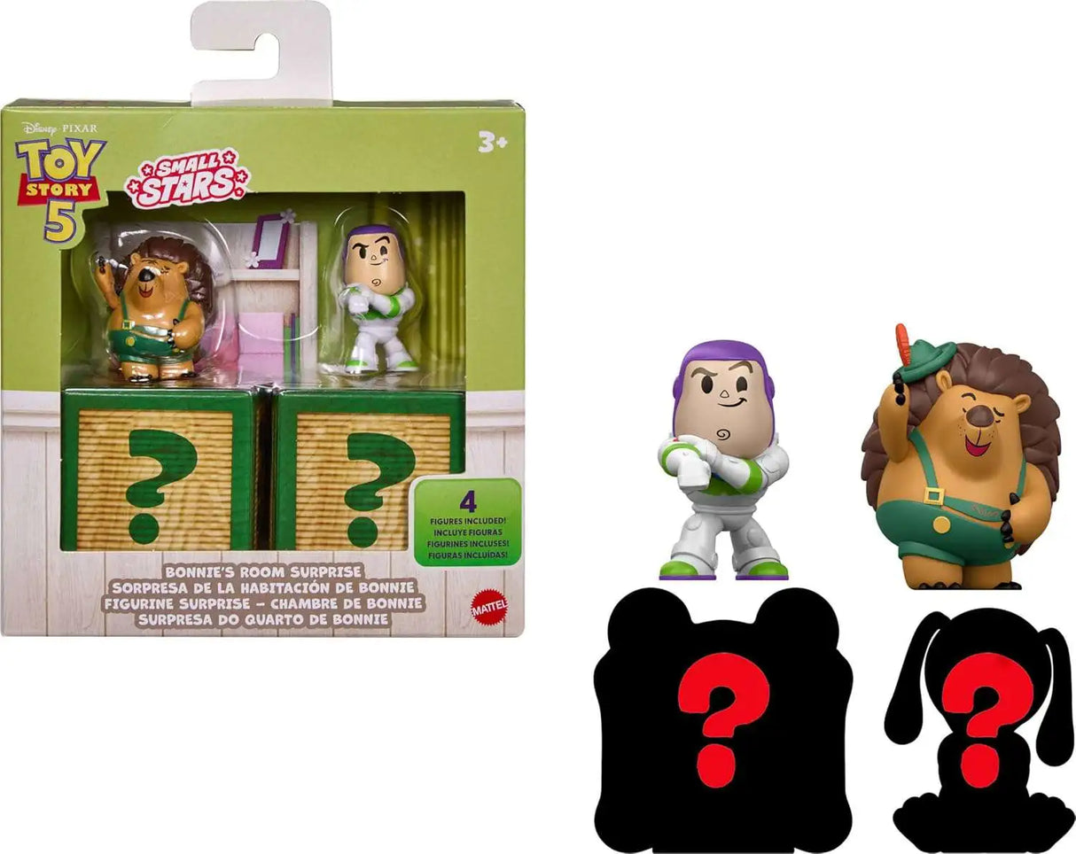 Mattel: Disney|Pixar - Toy Story 5: Bonnie's Room Suprise 4-Pack [Buzz, Picklepants & 2 Mystery]