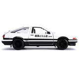 Jada: Hollywood Rides: Initial D - 1986 Toyota Trueno with Takumi - Escala 1:24 Die-Cast Metal