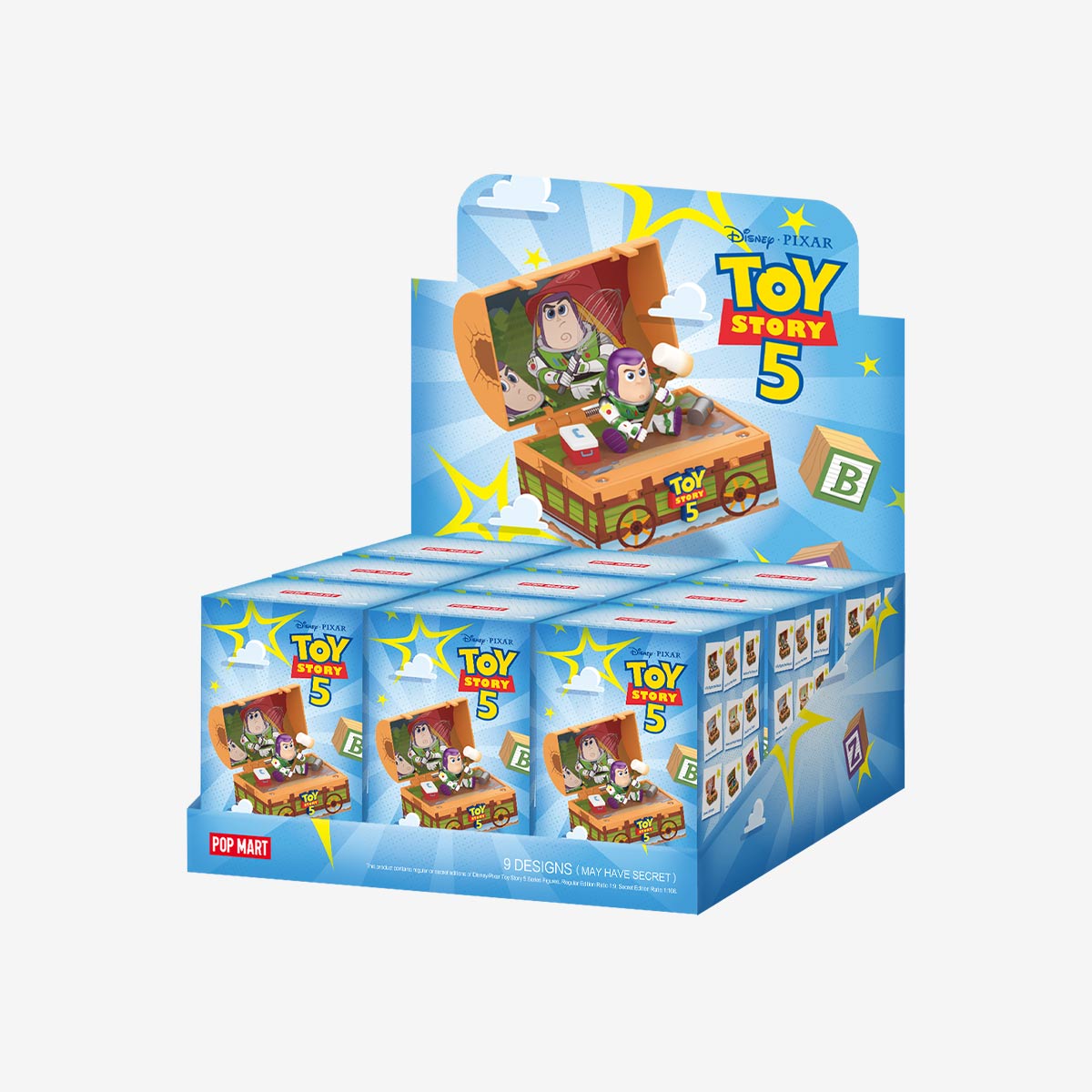 Popmart: Disney Pixar - Toy Story 5 Series - Blind Box (x unidad)