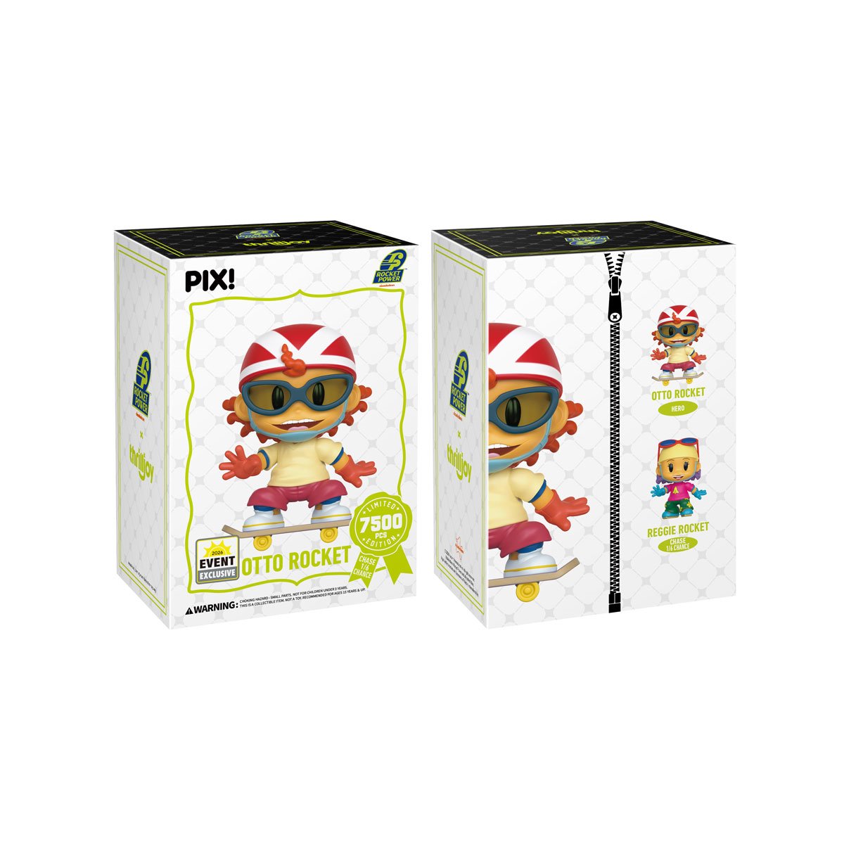ThrillJoy Pix! Rocket Power - Otto Rocket (Modelo aleatorio) - 2026 Convention Exclusive