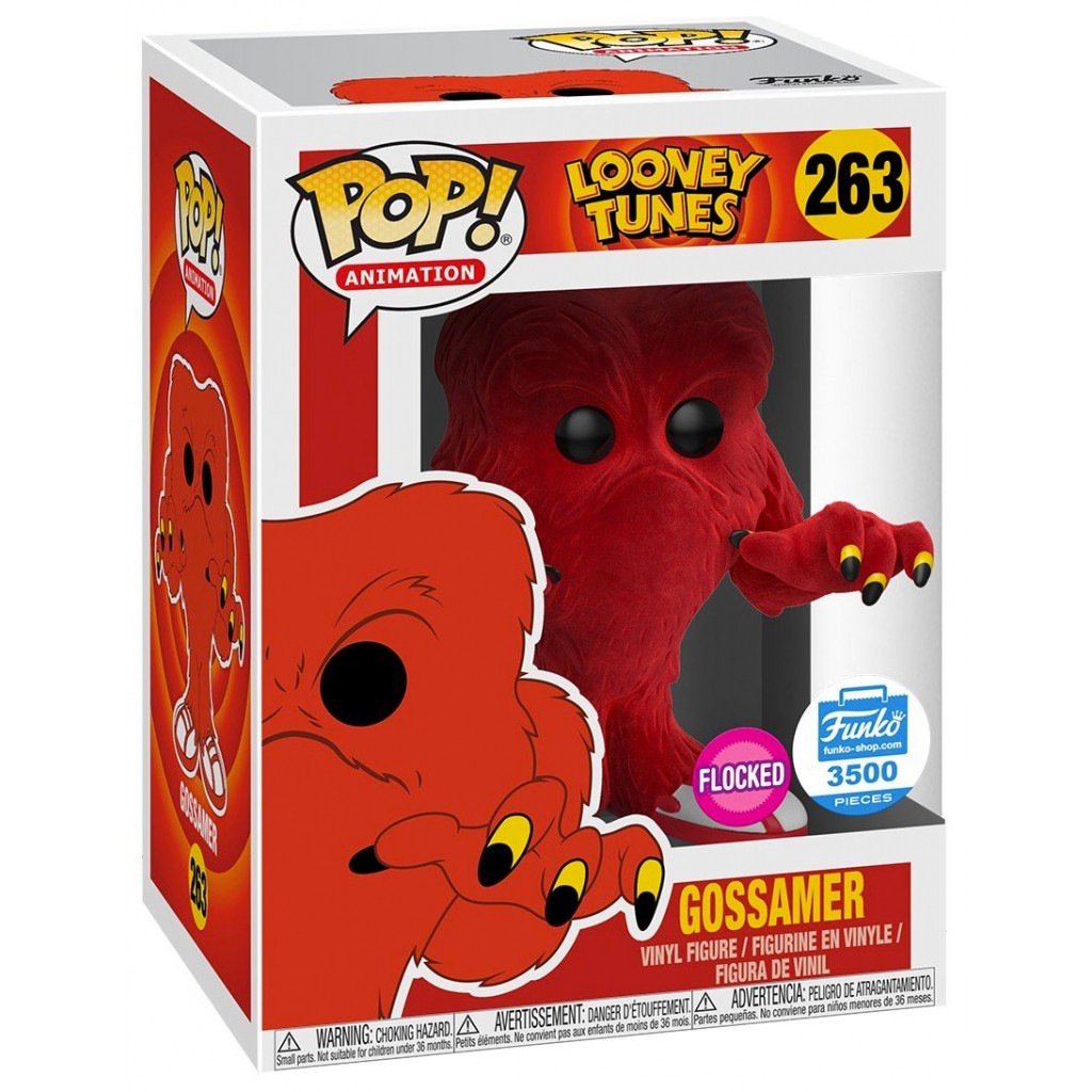 Funko Pop! Animados: Looney Tunes - Gossamer 263 - Flocked (3500 pieces limited) (Vaulted)