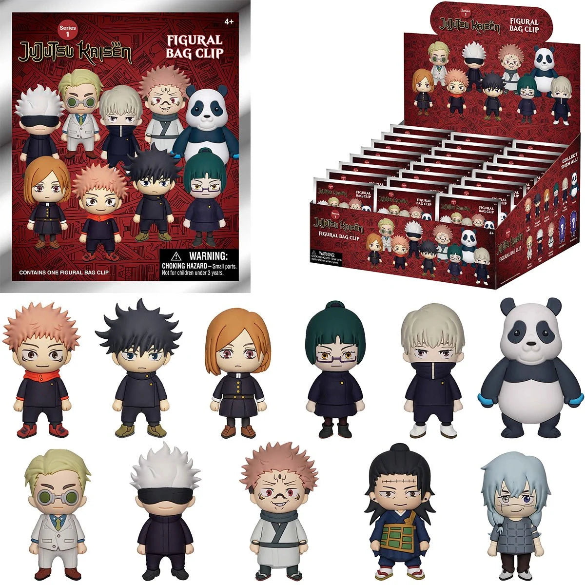 Monogram: Figural Bag Clip - Anime: Jujutsu Kaisen (Blind Bag) (1 unidad)