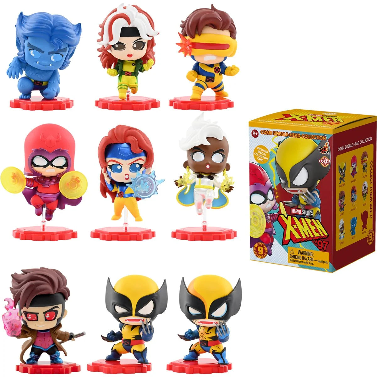 Hot Toys | Cosbi (Bobble Head) -  X-Men 97 (Blind-Box Mini-Figure) x unidad